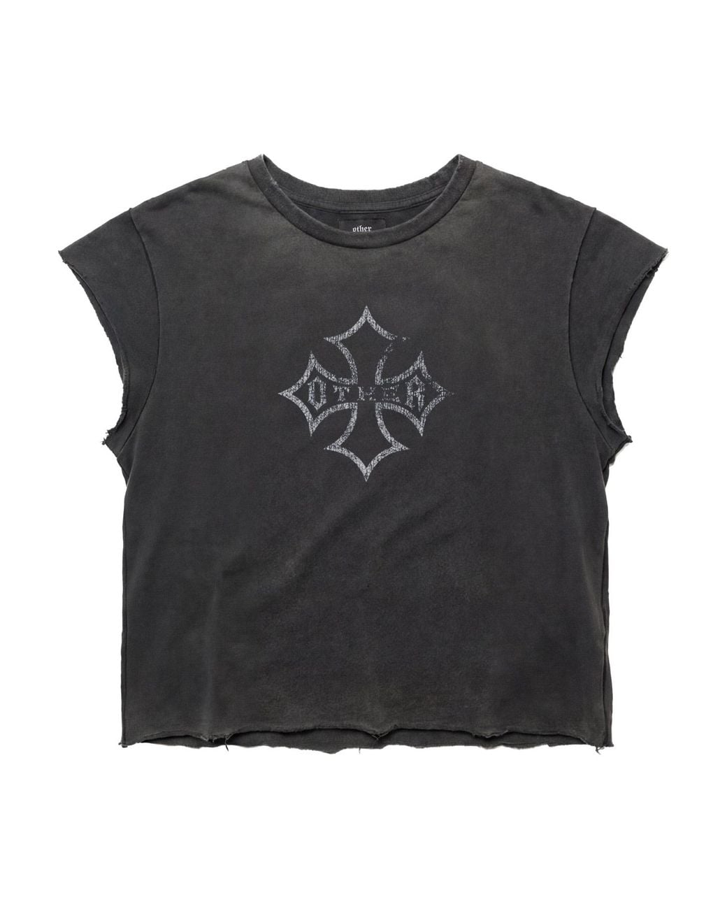 Other Uk Black Icon Vintage Issue Raw Edge T-Shirt for men