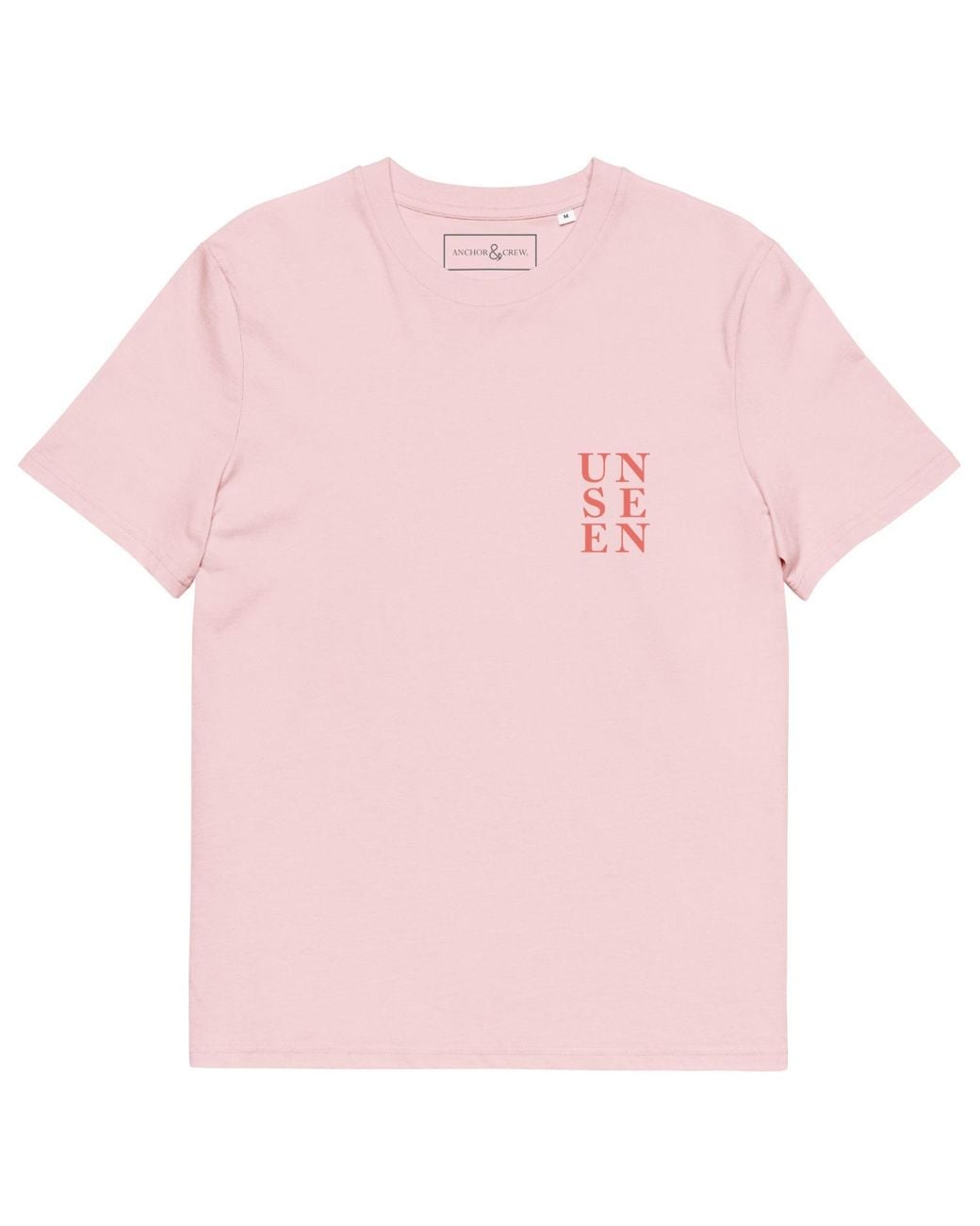 Anchor and Crew Pink Cotton Eighteen Unseen Editions Organic Cotton T-Shirt