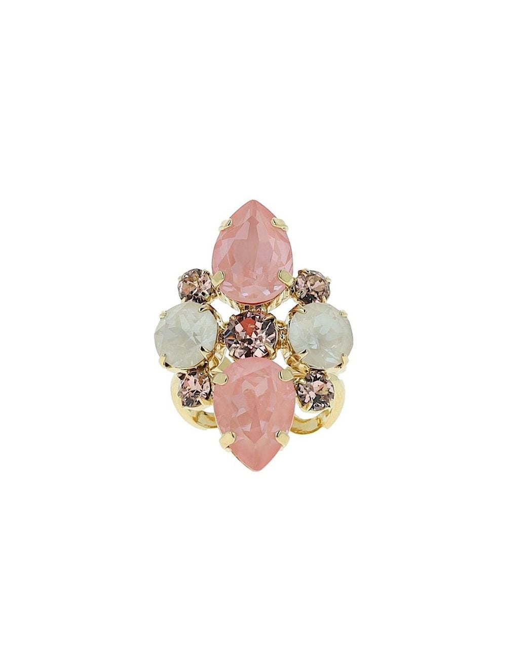 Otazu Pink Flamingo Beetle Statement Ring