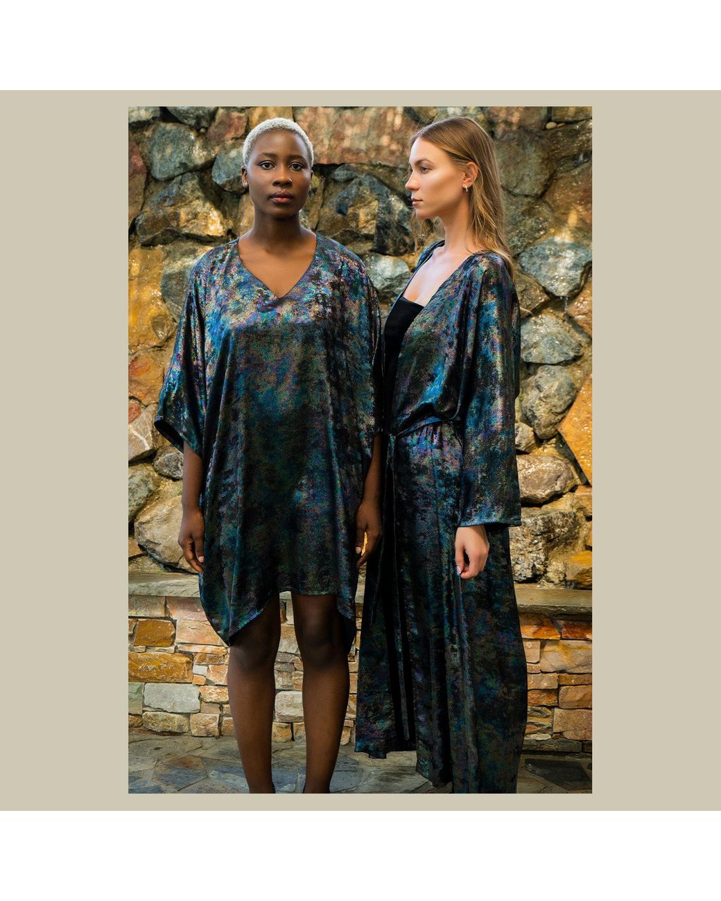 DHARA SHETH DUBAI Black Shadow Of Sequin Shimmer Short Kaftan Party Dress