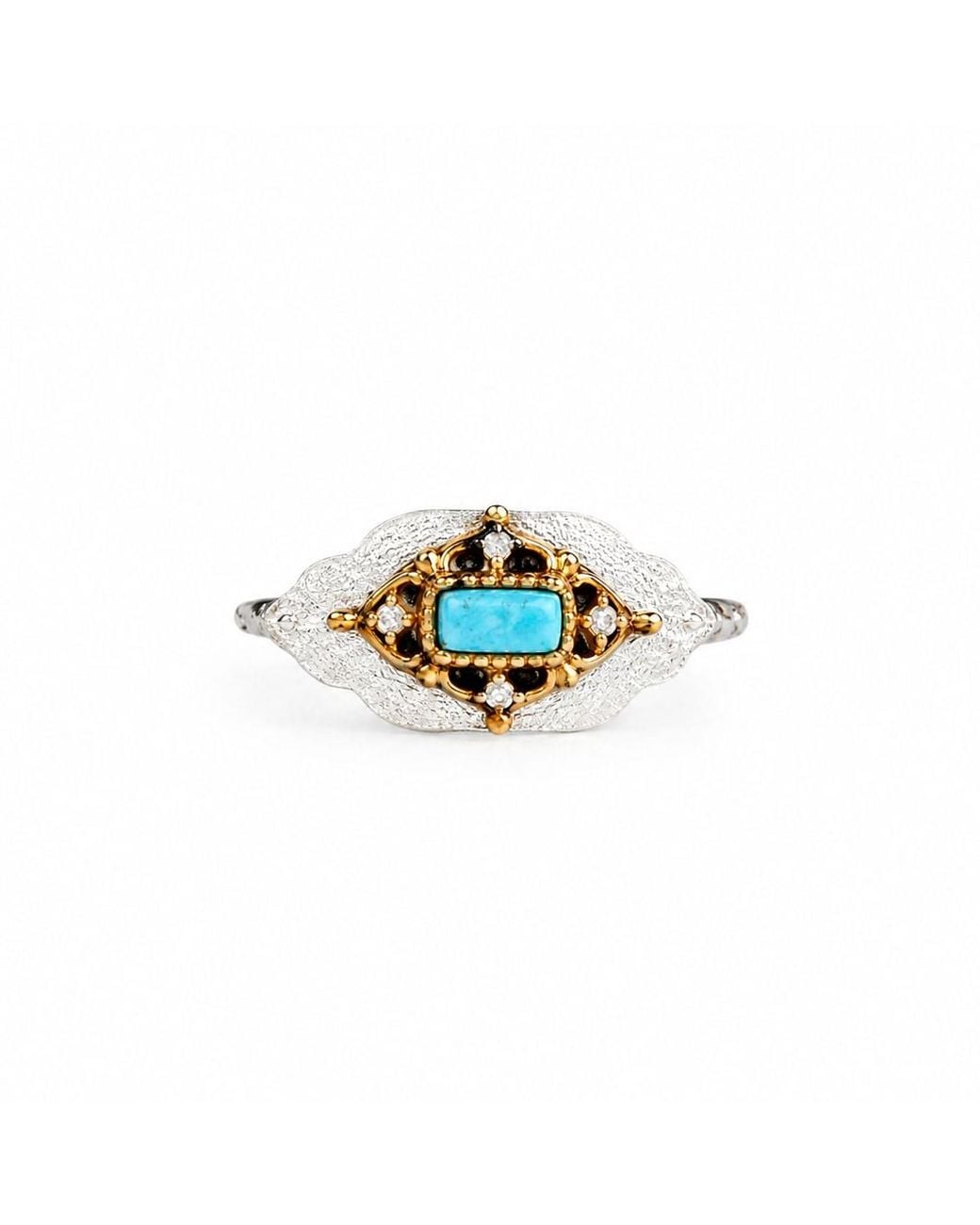 Ormiro White Dakini & Sterling Ring