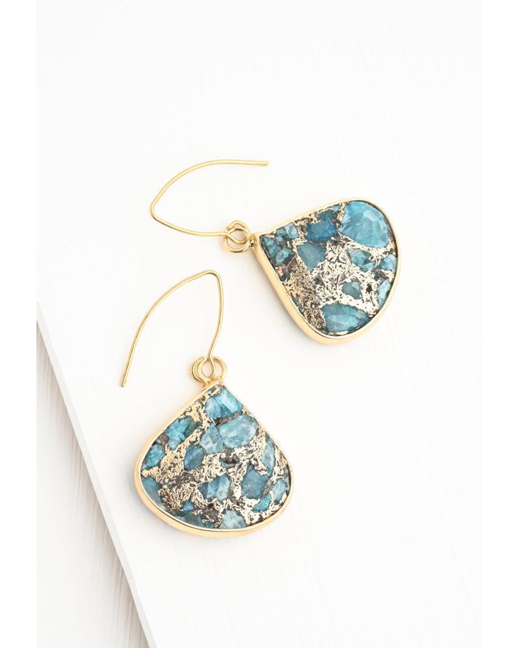 Starfish Project Blue Emperor Stone Blossom Earrings