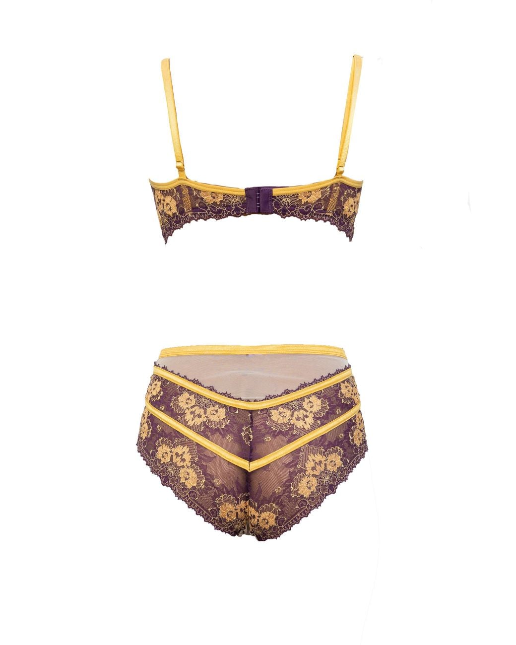 Carol Coelho Multicolor Babylon Exquisite Highwaisted Lace & Tulle Panty