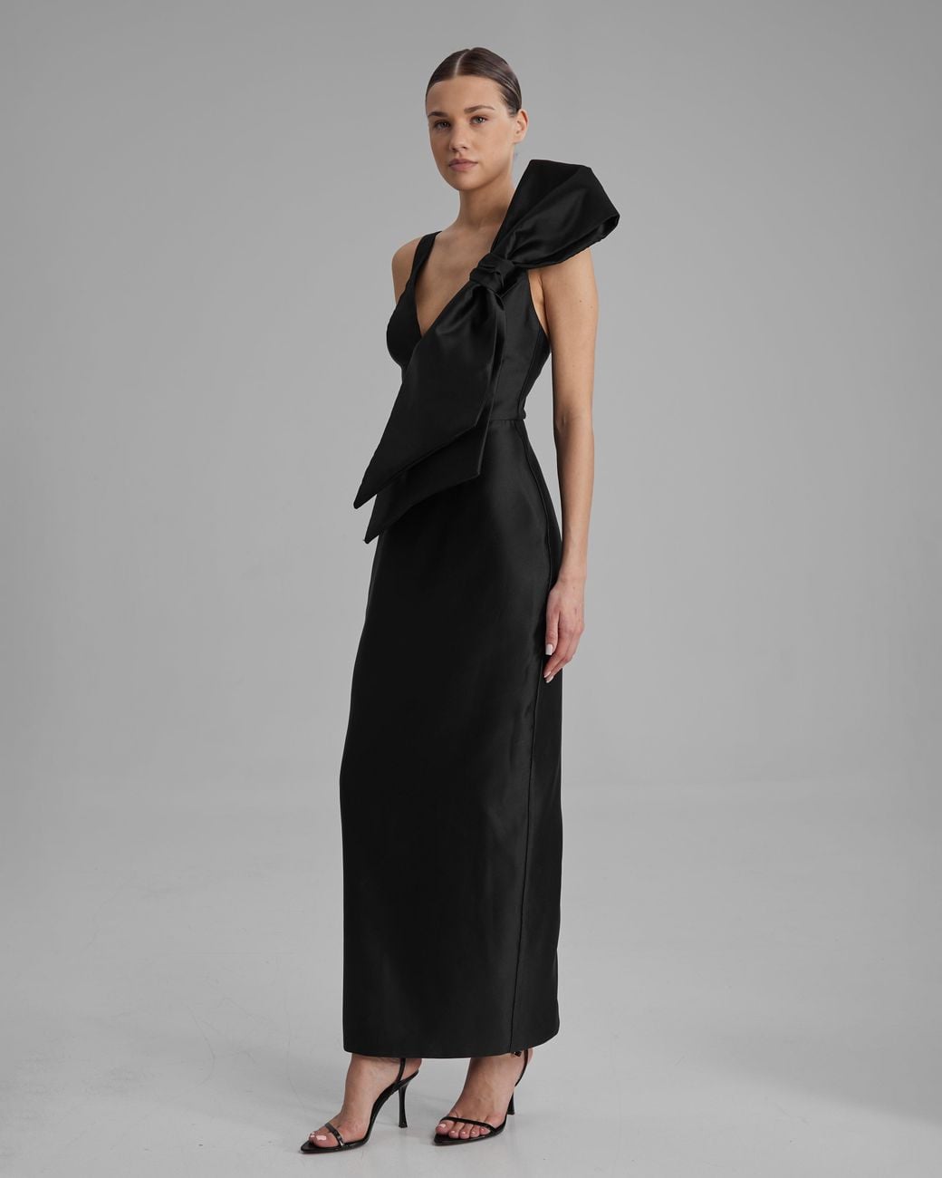 Baé Special Moments Black Ava Dress + Side Bow