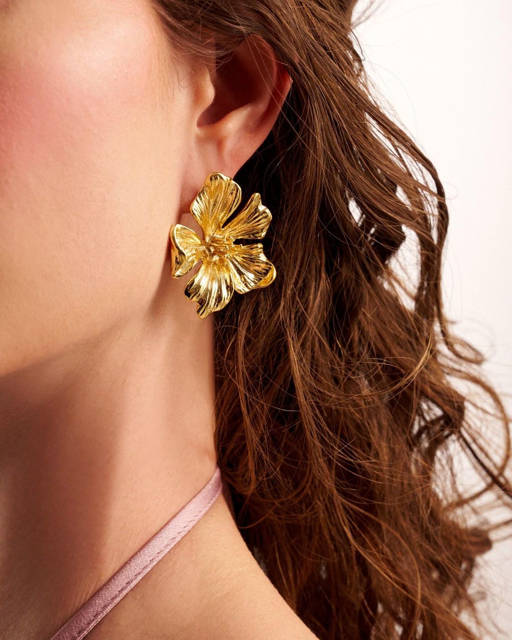 Kybele Studio Metallic Flora Earrings