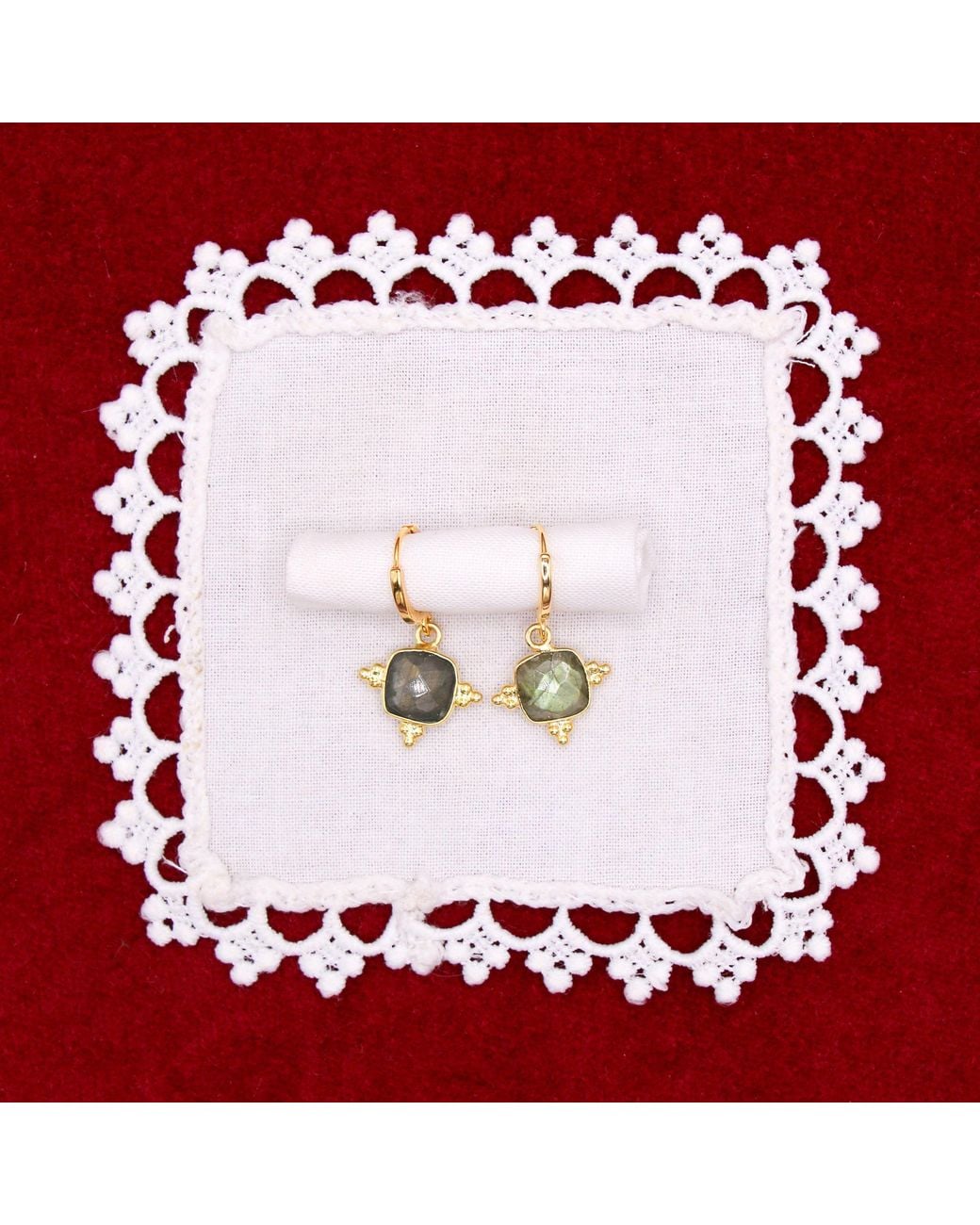 Iris London Metallic Tabitha Earrings