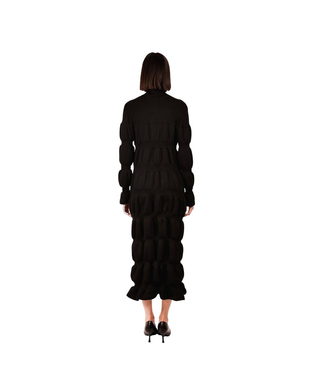Ioana Ciolacu Black Rubber Dress