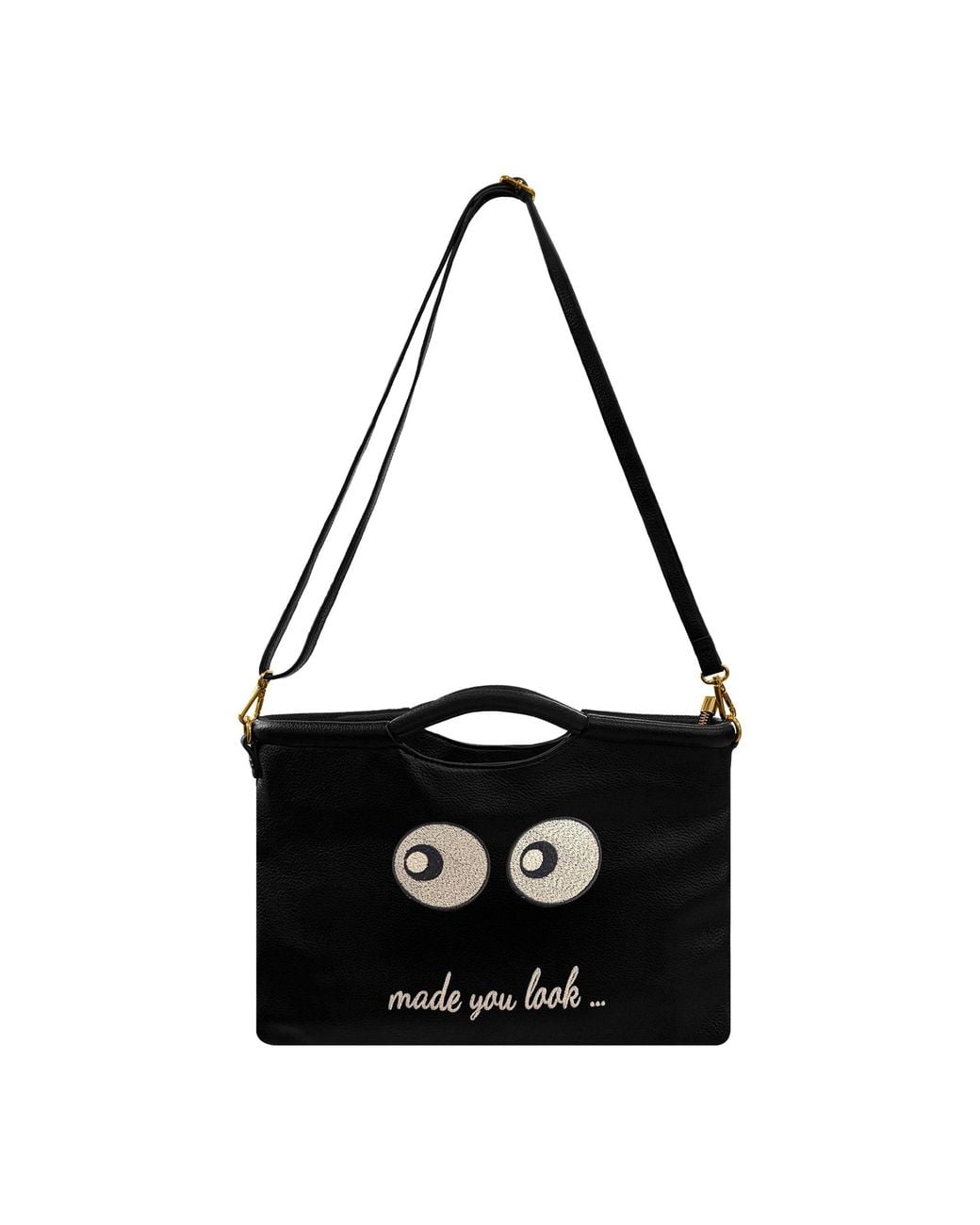 Lilly Loves Black Made You Look Small Clutch