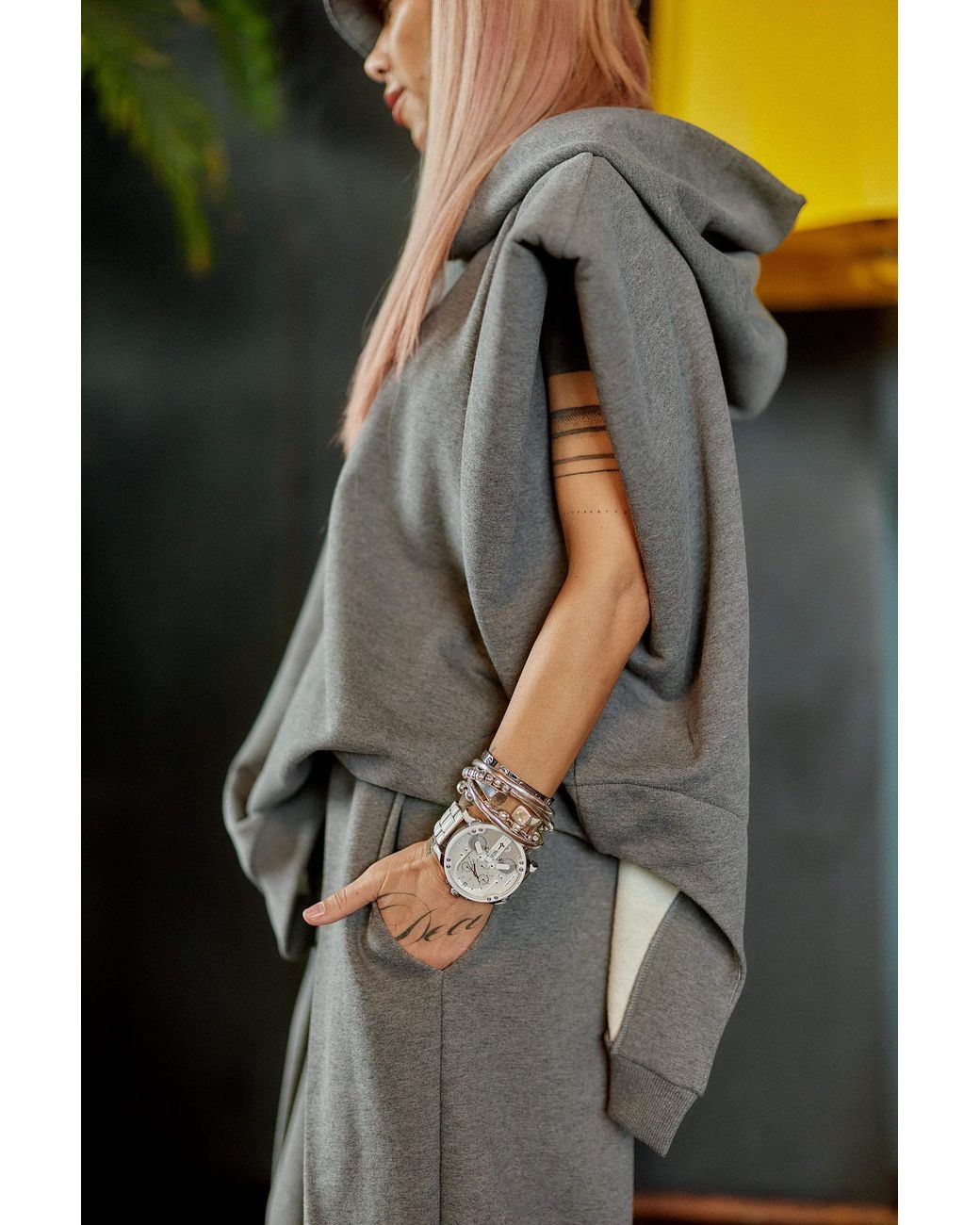 Clothes by Locker Room Gray Two Piece Set