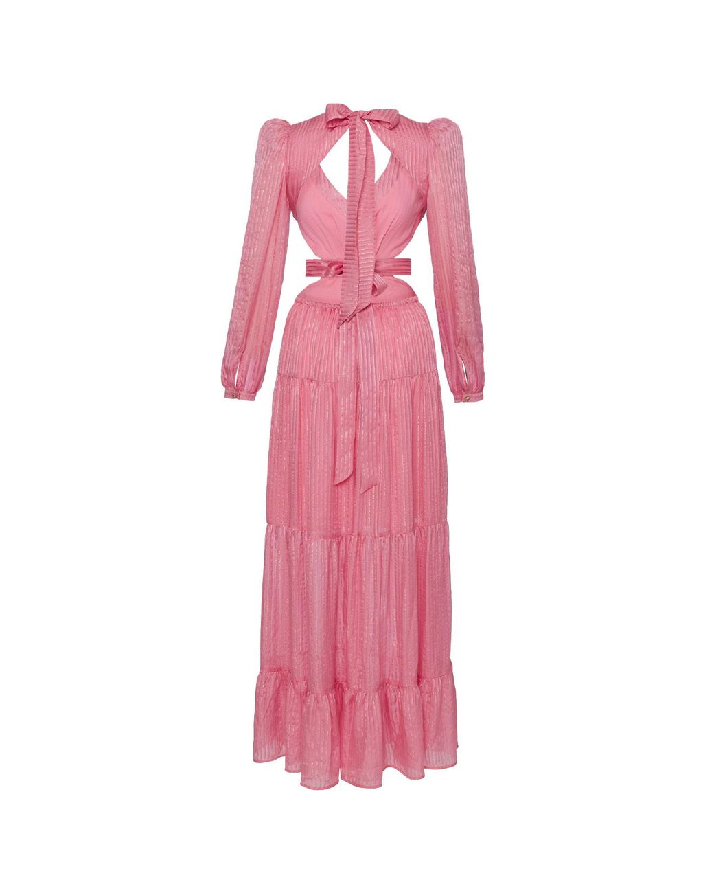 Anse Victorin Pink Elly Silk Maxi Dress