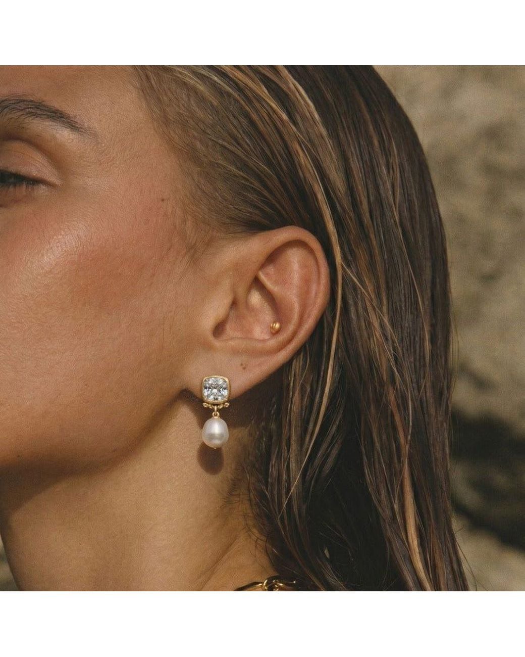 With Love Darling Metallic Aurora Earrings