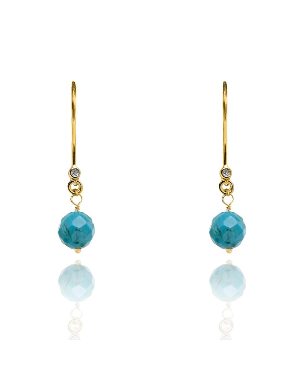 Kaizarin Blue Earrings December Birthstone
