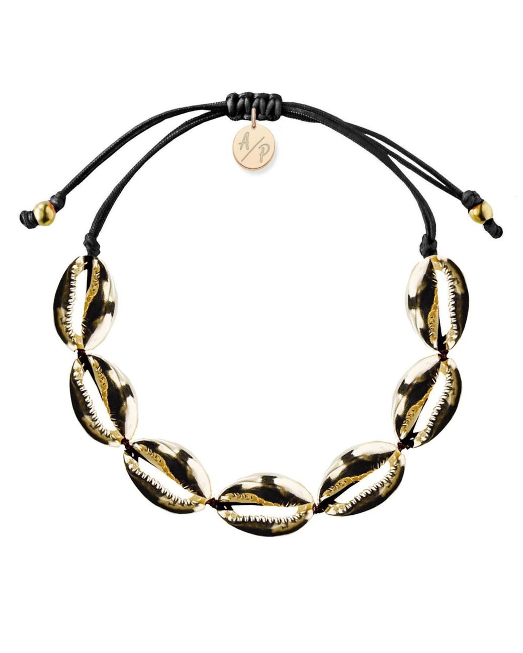 Adriana Pappas Designs Black Mini Shells Bracelet