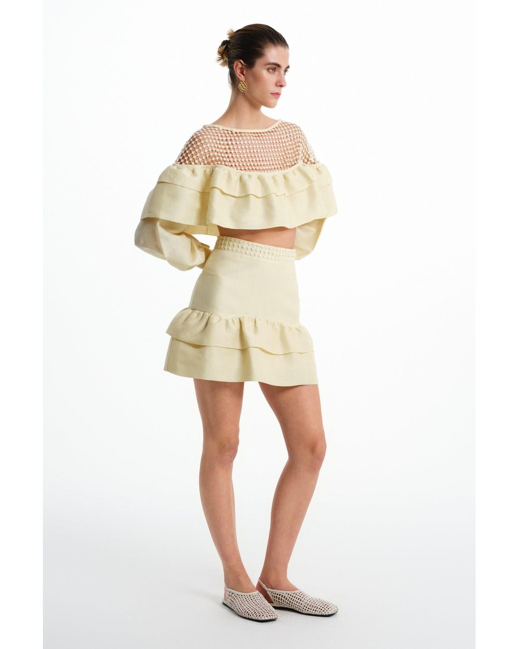 Saint Ones White Cirrus Top