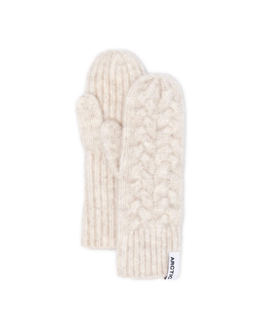 Arctic Fox & Co. Natural Neutrals Mohair Mittens