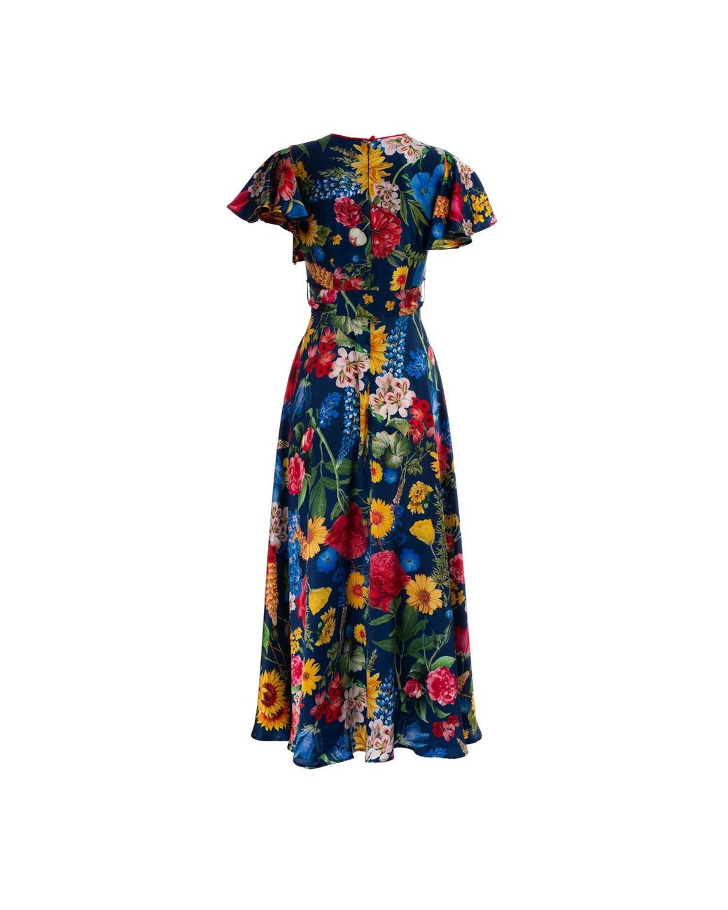 Sofia Tsereteli Blue Blossom Garden Gown With Bow