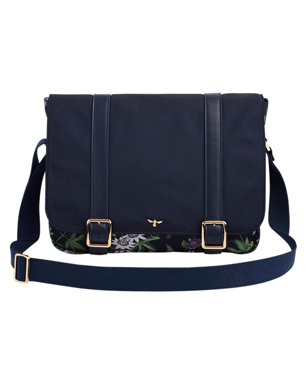 Fable England Blue Passion Flower Satchel