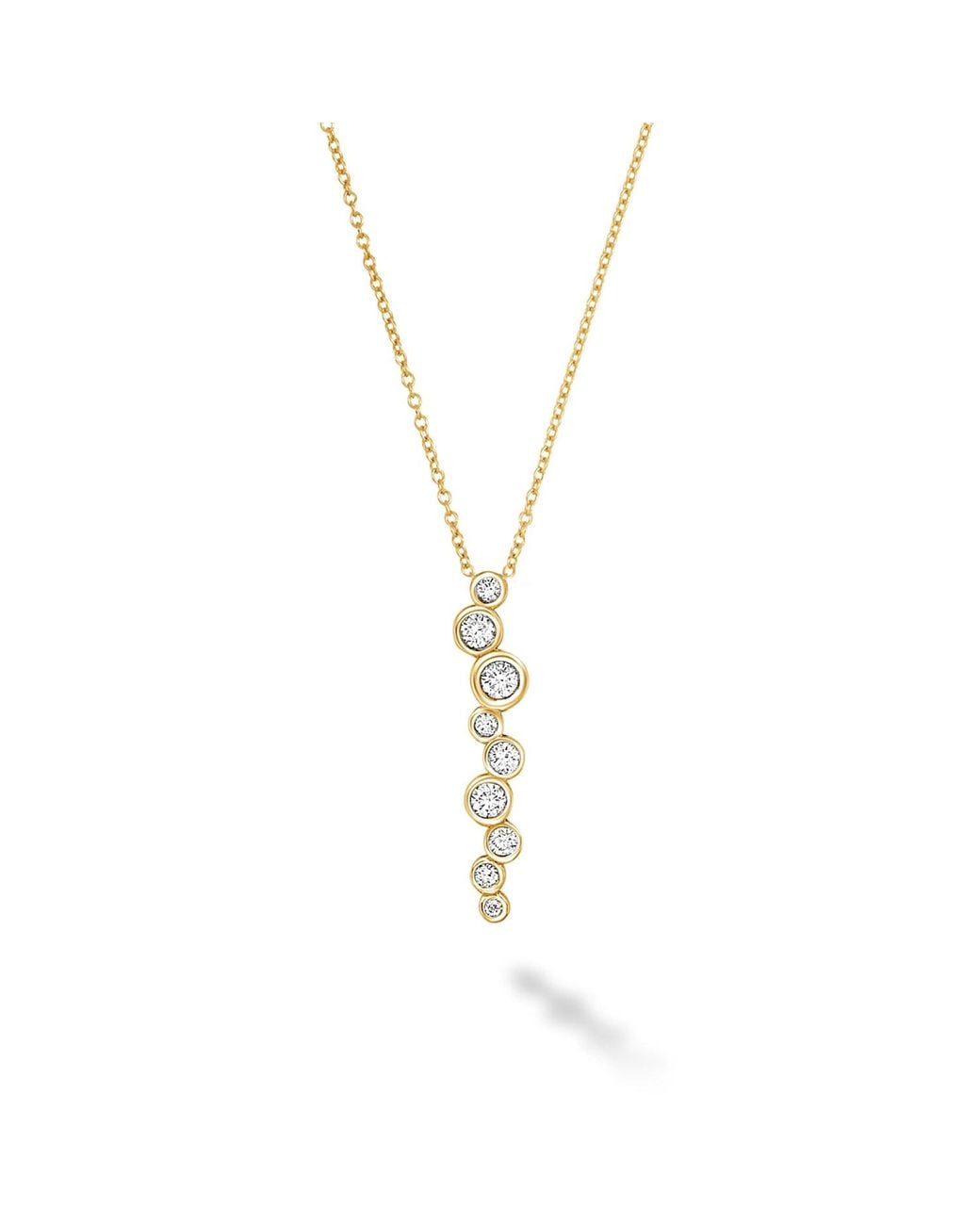 Dower & Hall Metallic Diamond Long Cascade Pendant