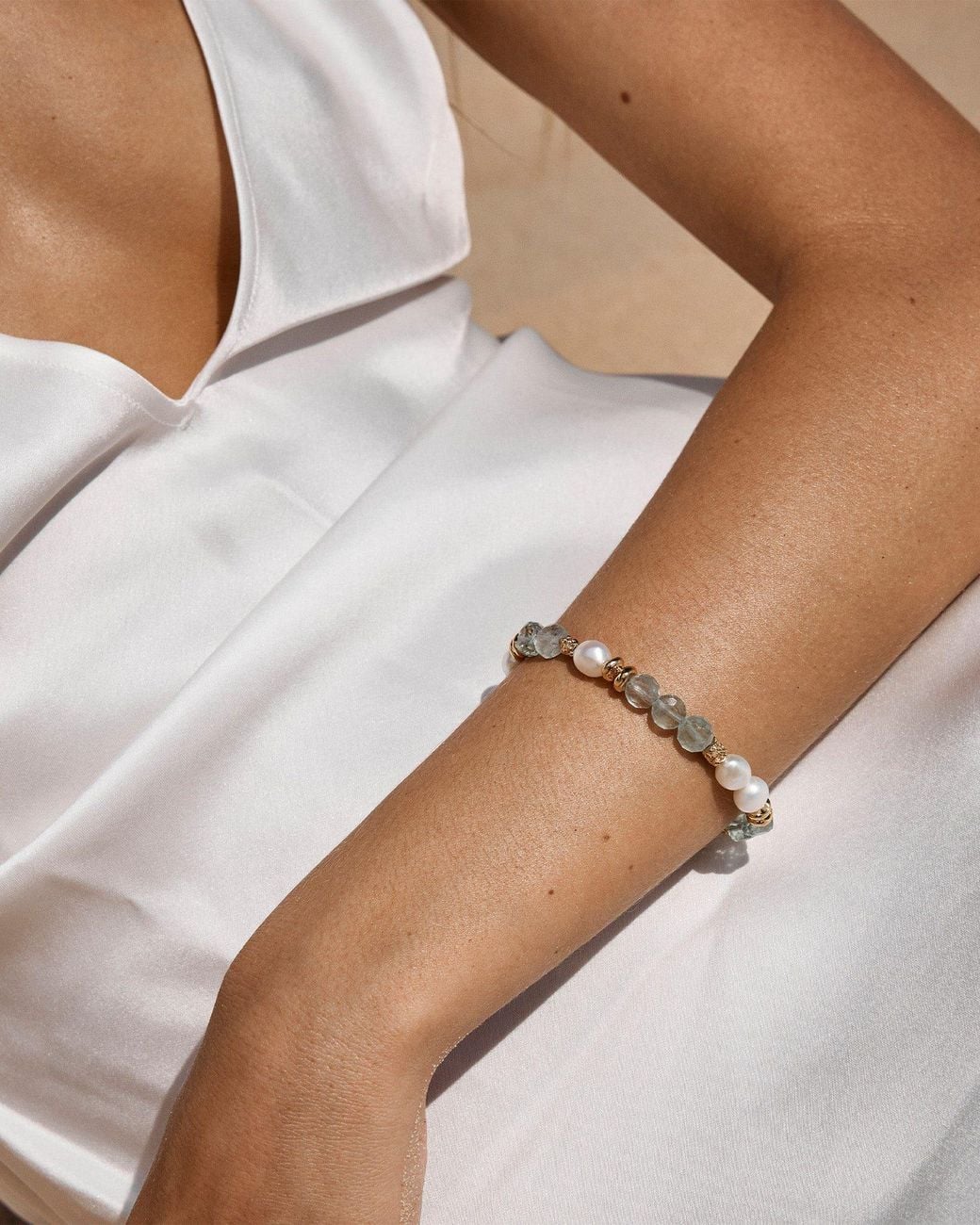 Amber Sceats Metallic Agave Bracelet