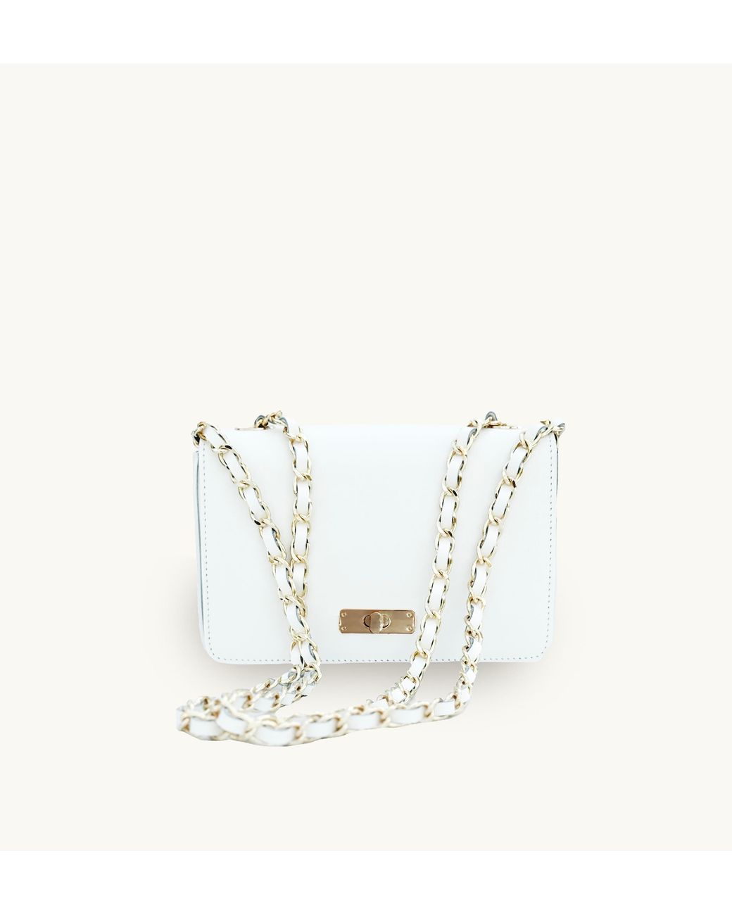 Apatchy London White The Grace Leather Bag