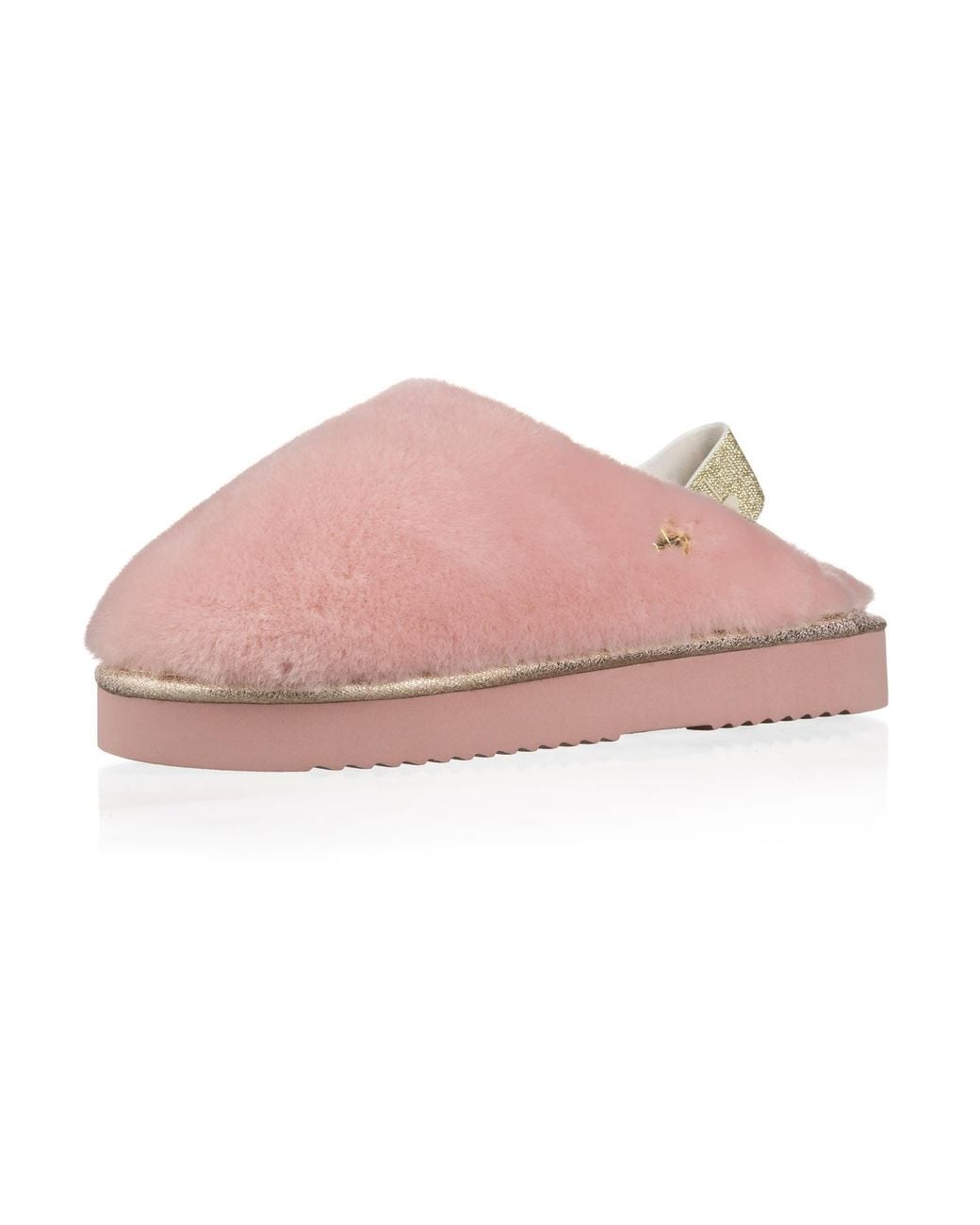 Laines London Pink Flatform Cloud Slippers