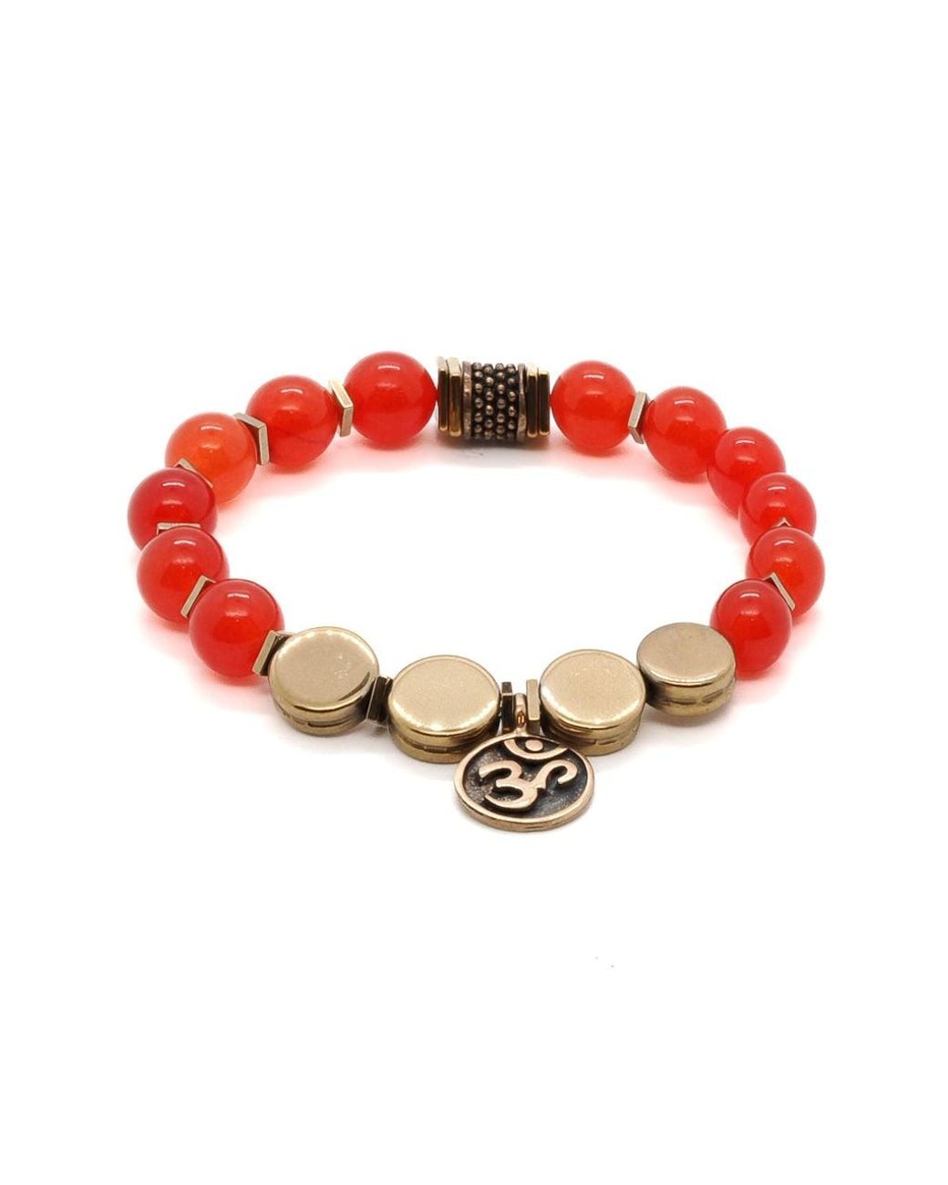 Ebru Jewelry Red Carnelian Yoga Bracelet