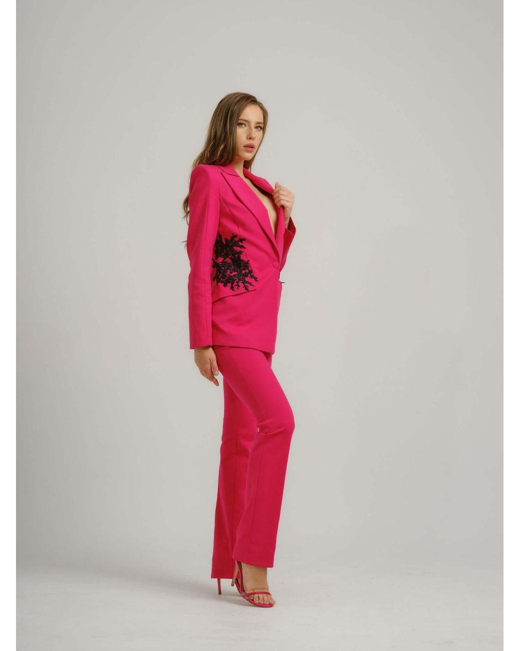 Tia Dorraine Fantasy Tailored Suit With Embroidery