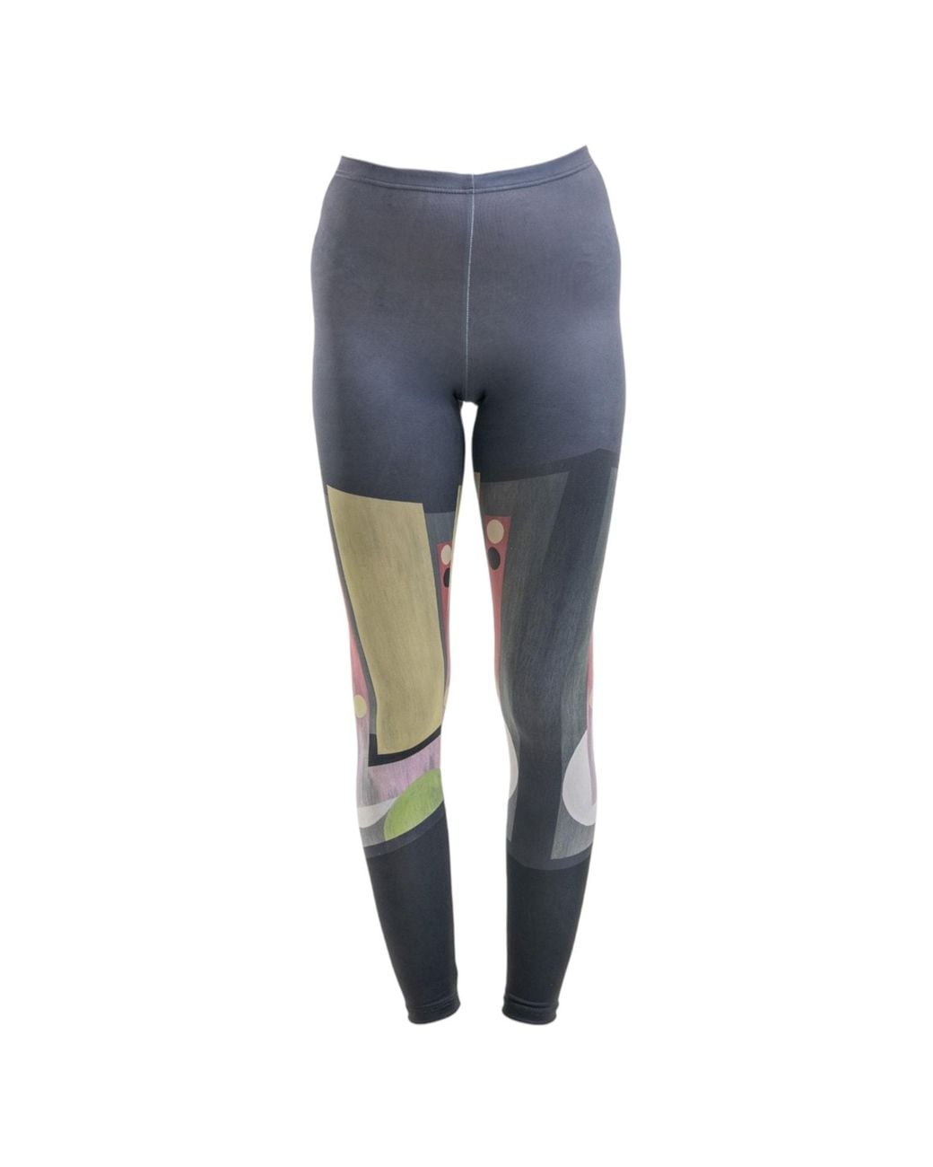 ARTISTA Blue Harper Printed Elastic Leggings