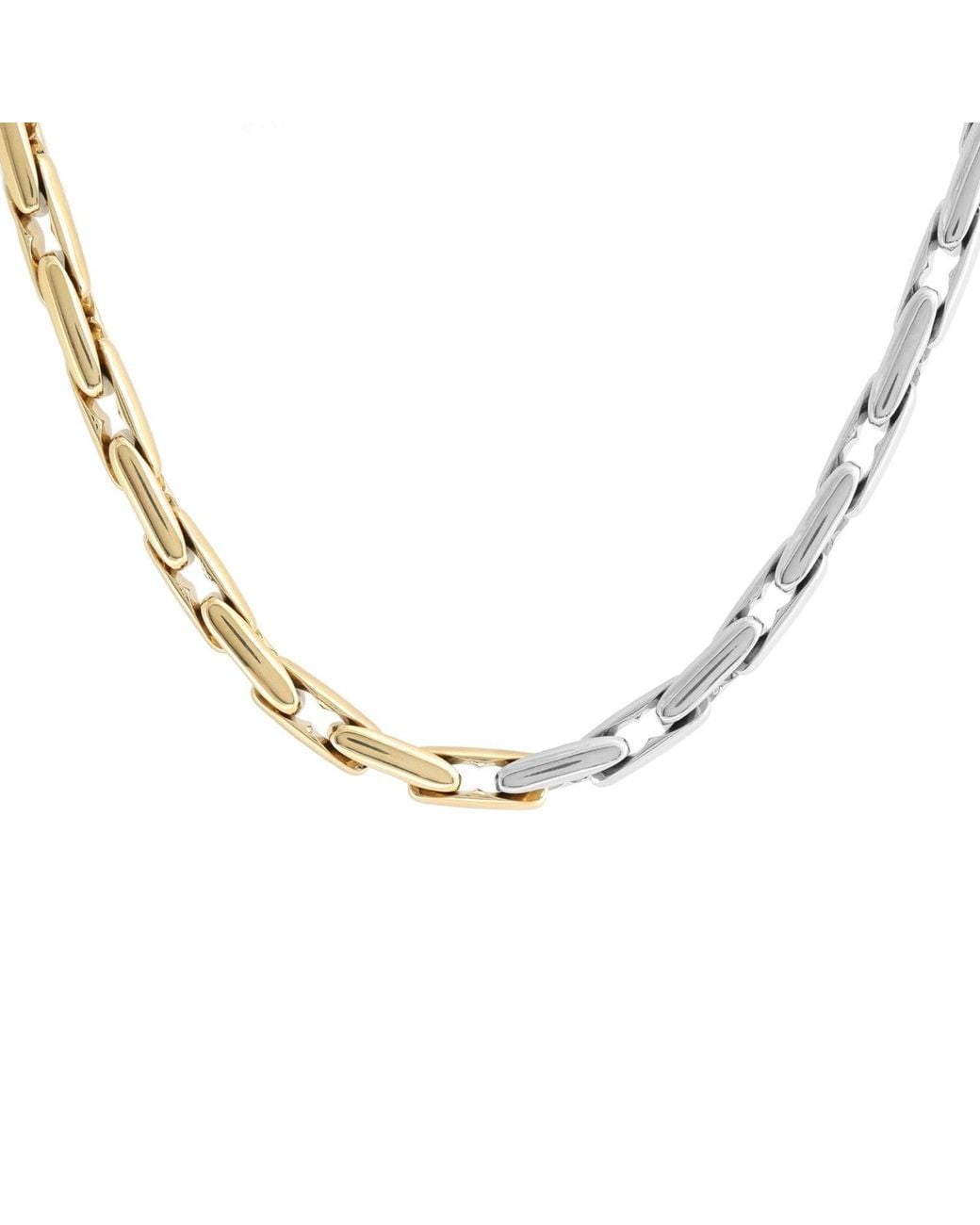 Hye Jane Jewelry Metallic Maren Two Tone Bold Chain Necklace