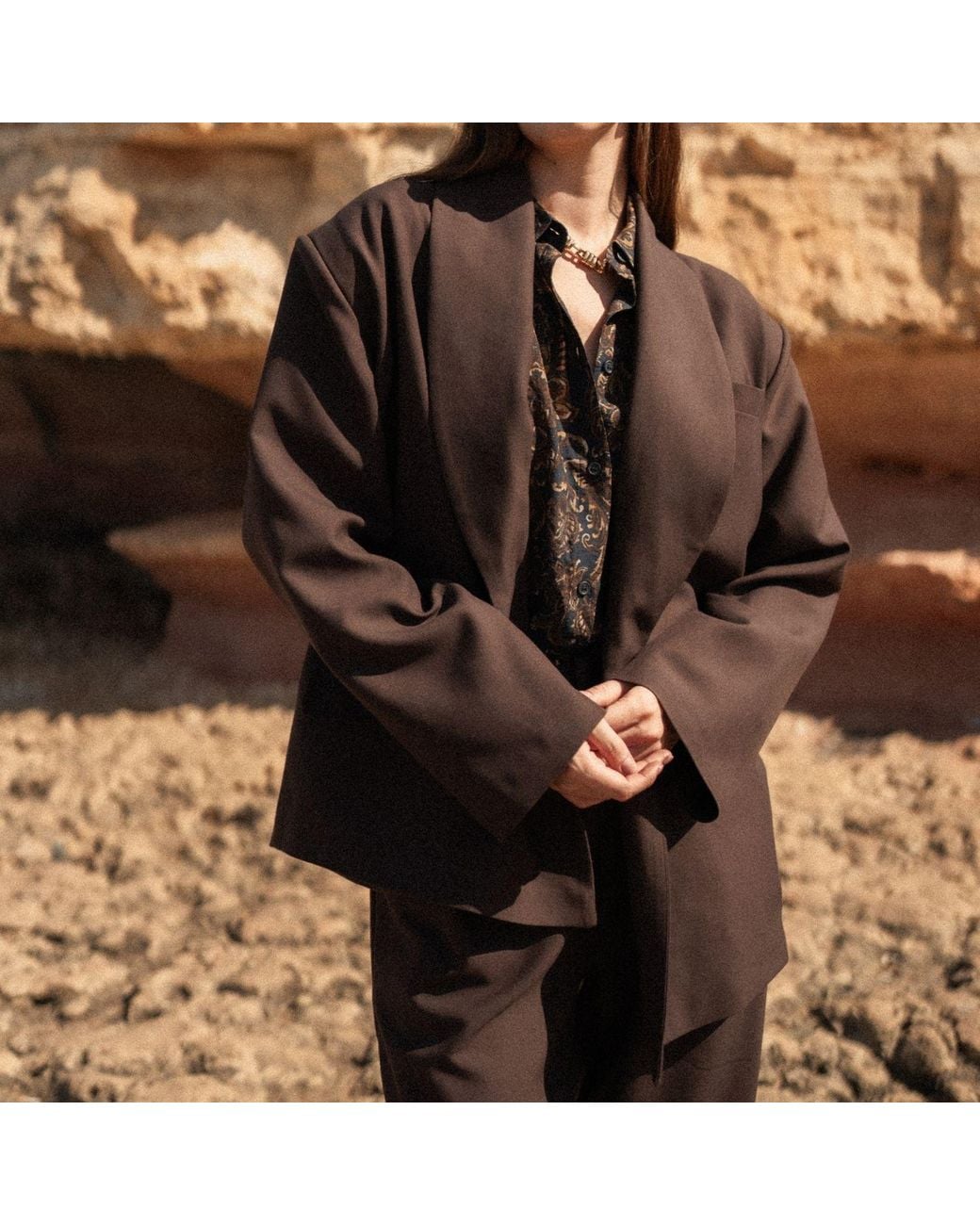 Thisisu Collection Brown Arya Jacket