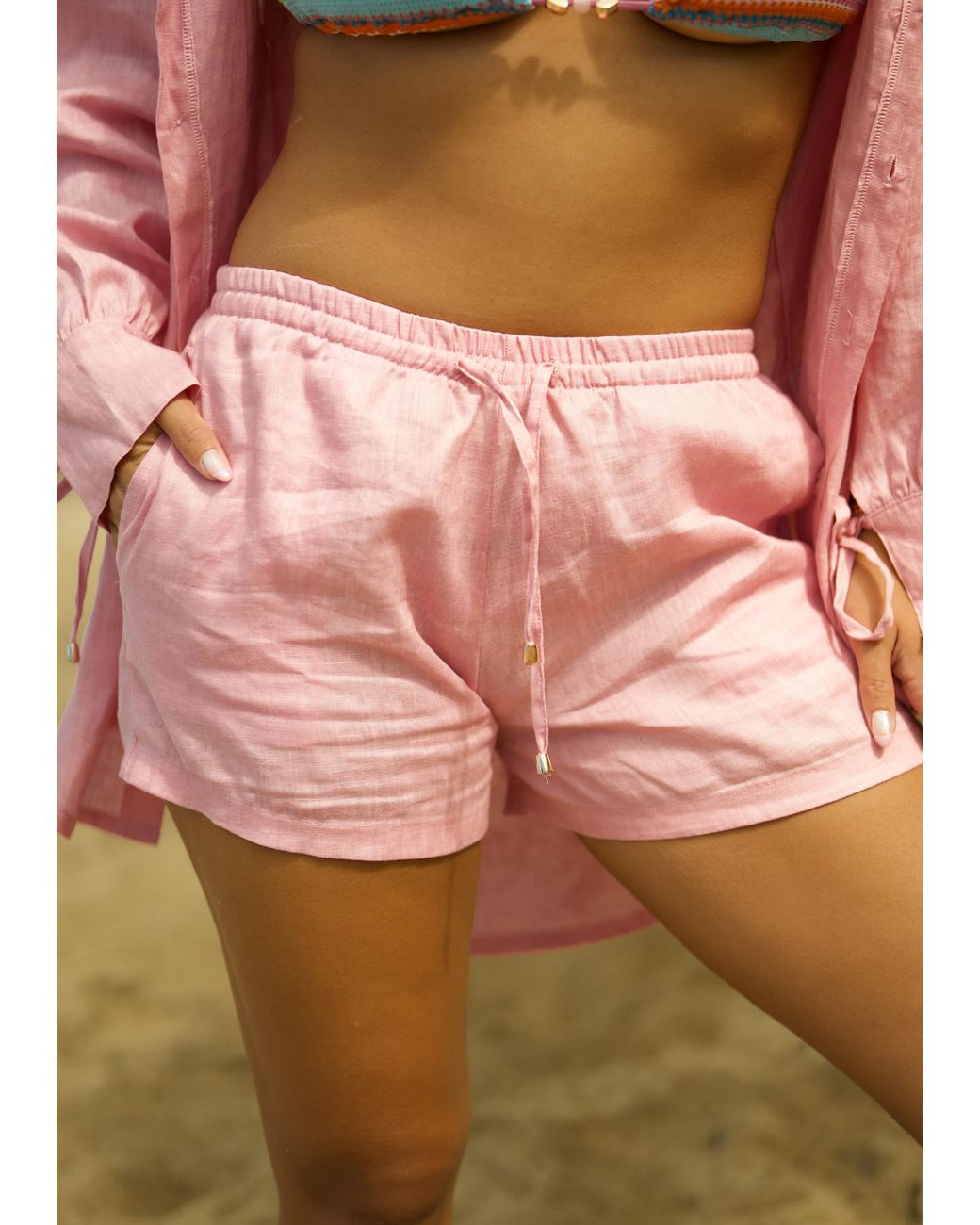 Lessea Pink Linen Cloud