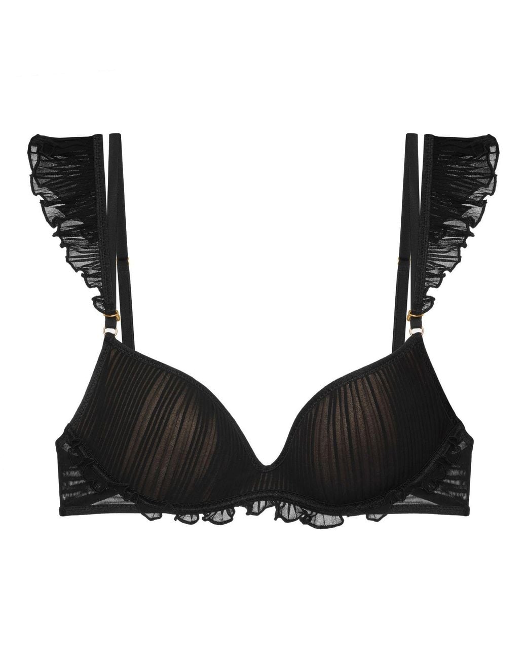 Perilla Lingerie Black Flavia Bra Push Up