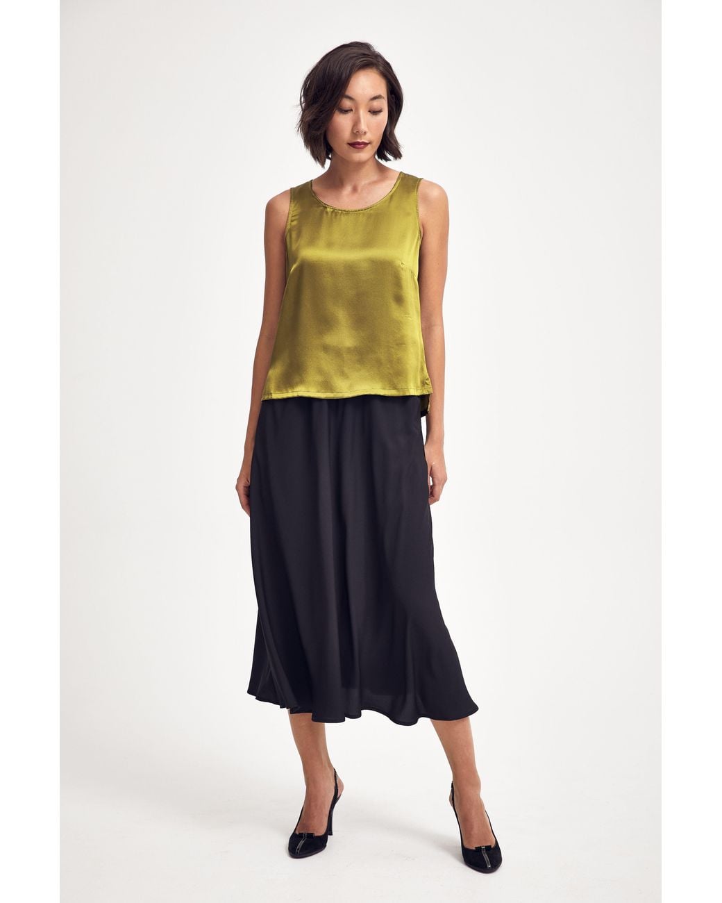 Lindsay Nicholas New York Black Duchess Skirt