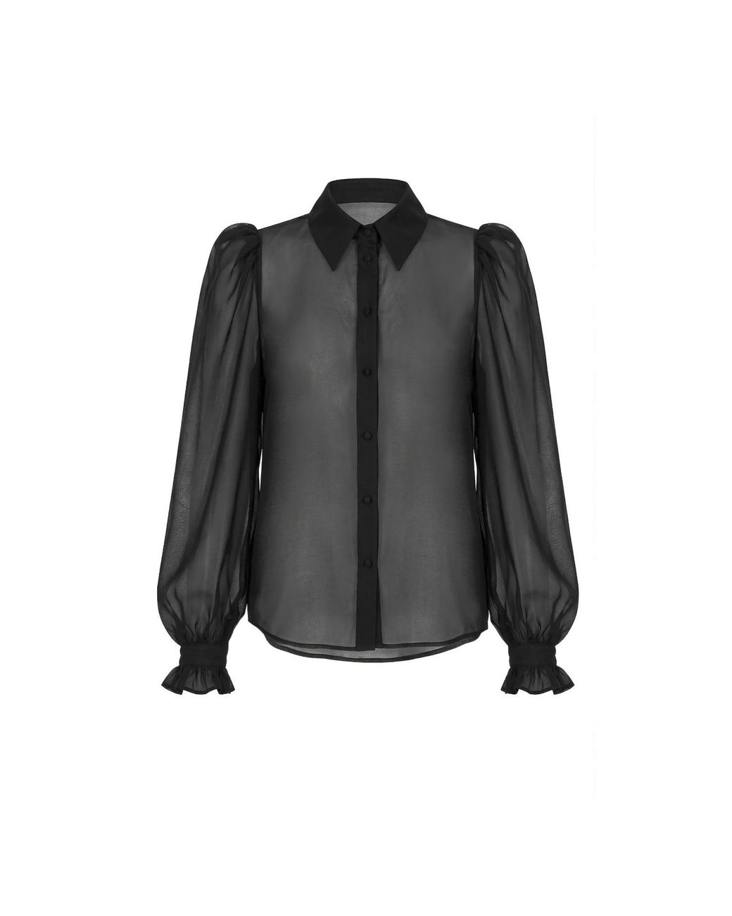 AGGI by HALEWSKI Black Anita Blouse