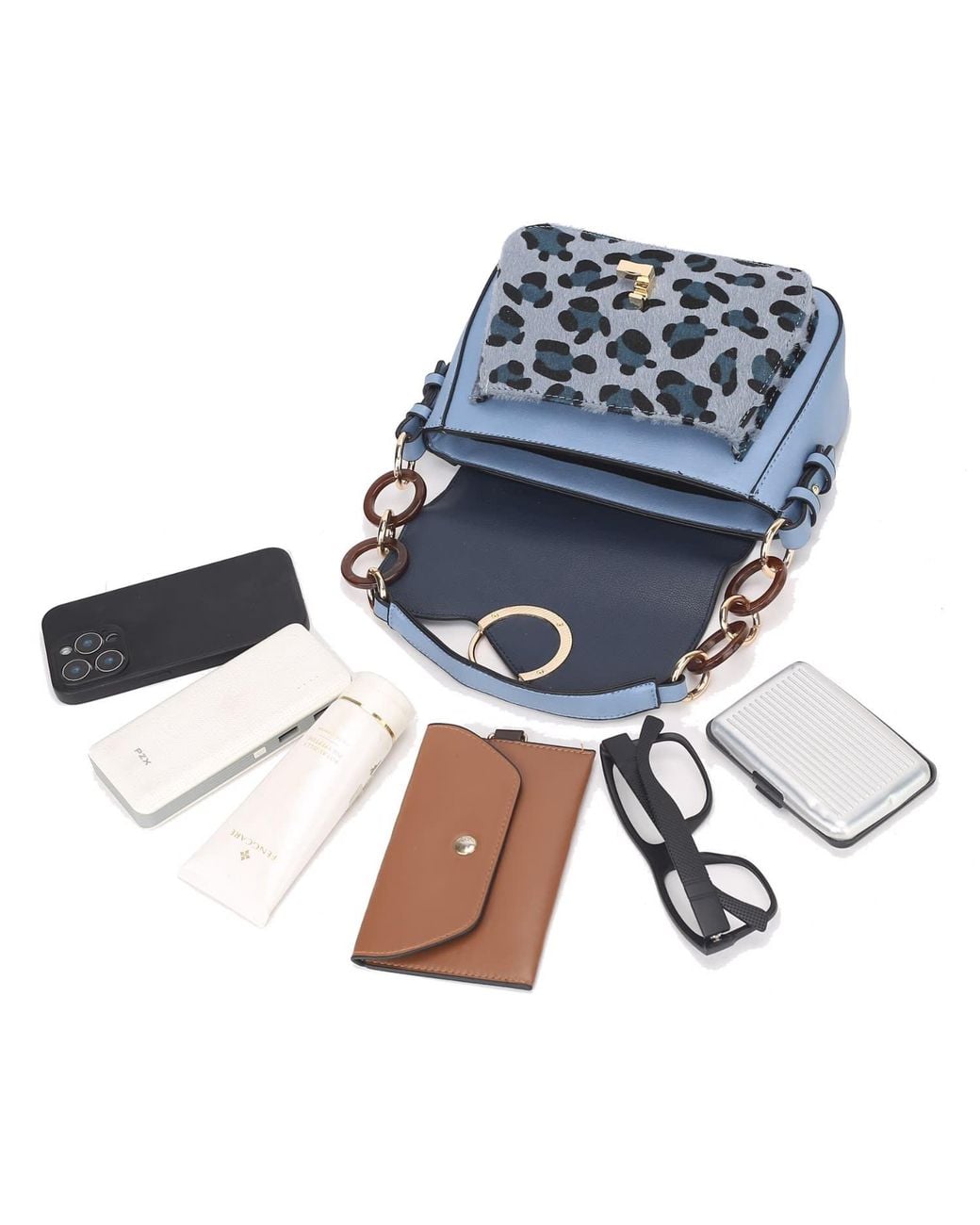 Mkf Collection - J'omor Purple Serena Crossbody Bag