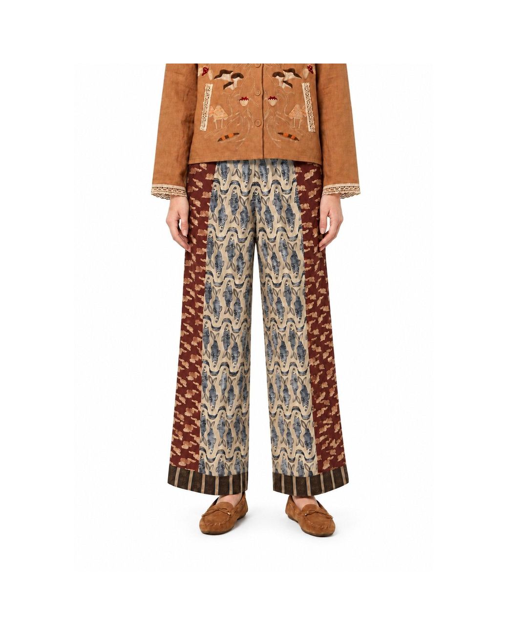 Helmstedt Brown Fleur Pants