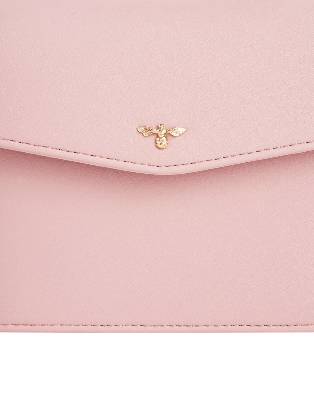 Fable England Pink Structured Tote Bag Small