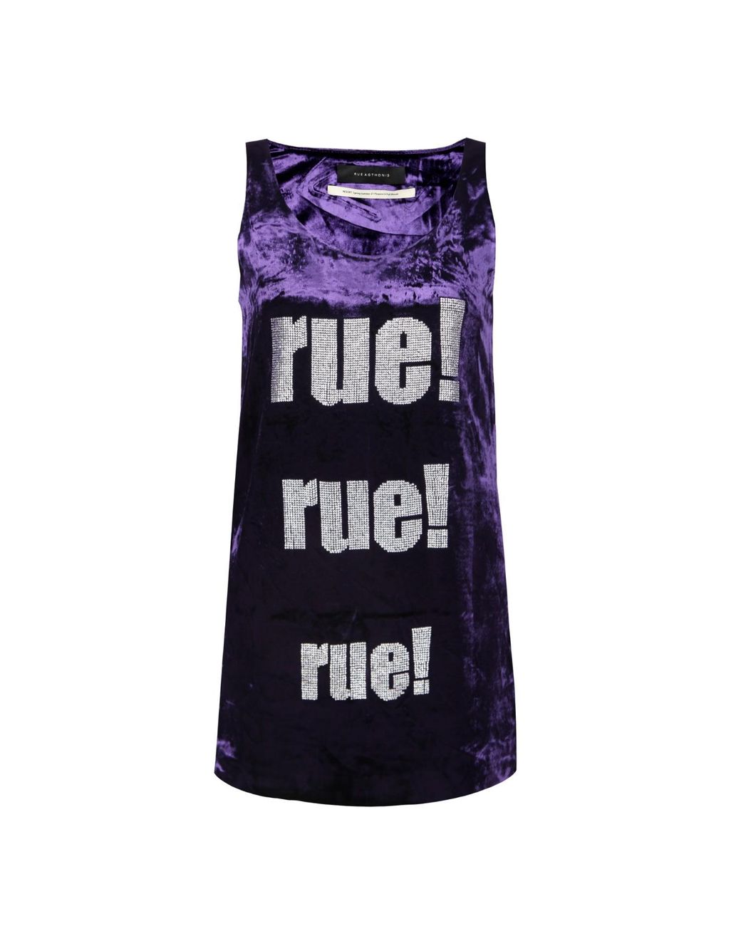 RUE AGTHONIS Blue Raisin Dress