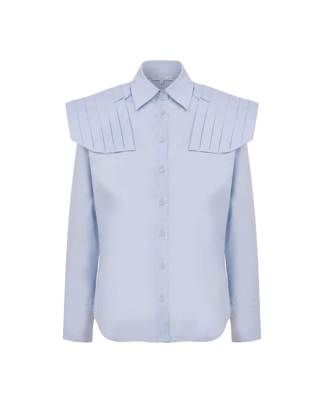 Maan Istanbul Blue Oversize Cotton Shirt