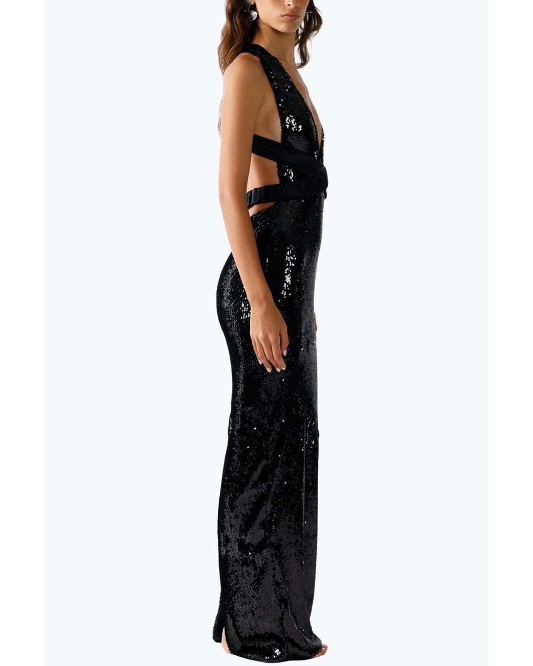 Room 24 Black Ornella Dress Sequin