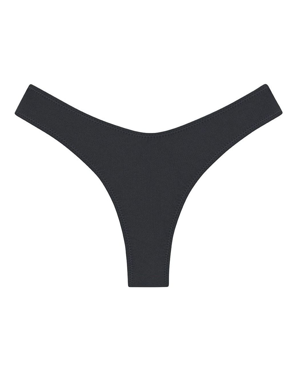 Montce Blue Charcoal Lulu Zig-Zag Stitch Bikini Bottom