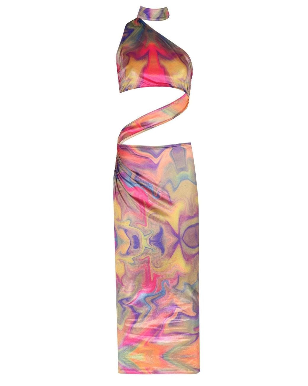 No'design White Velvet Midi Dress