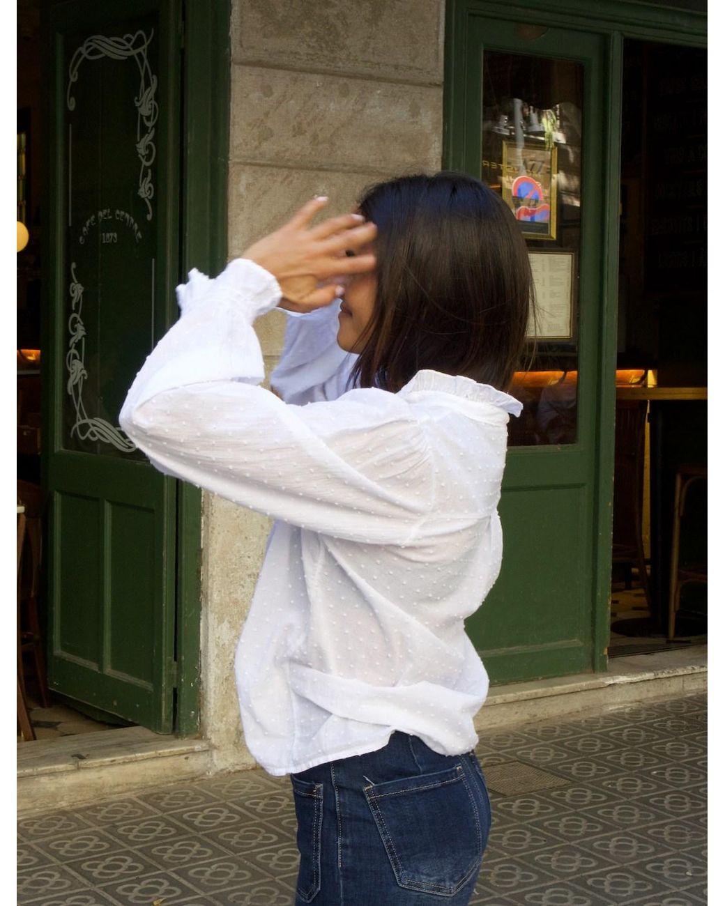 Mind Traveler White Nina Blouse
