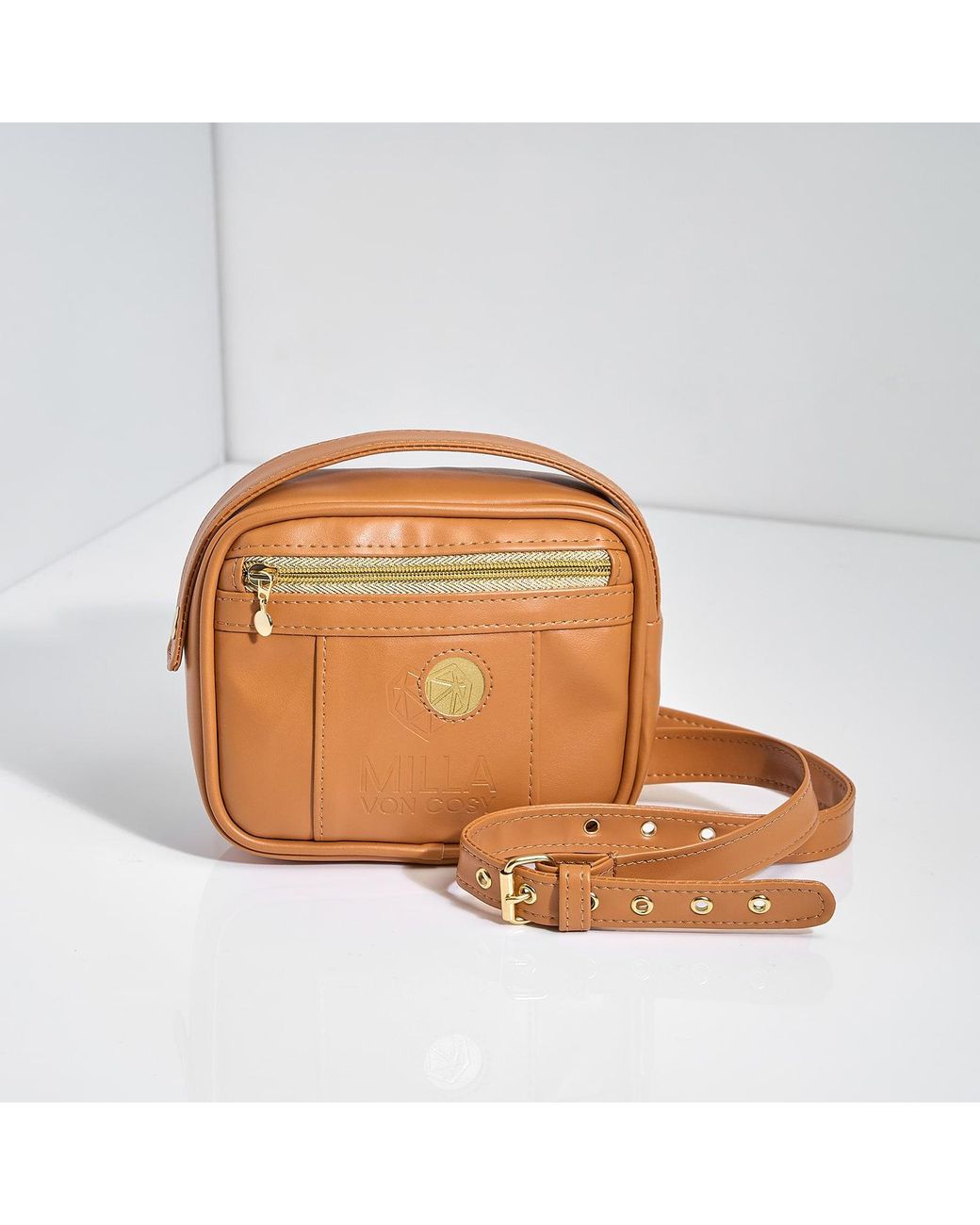 Milla Von Cosy Brown Crossbody Bag Vibe