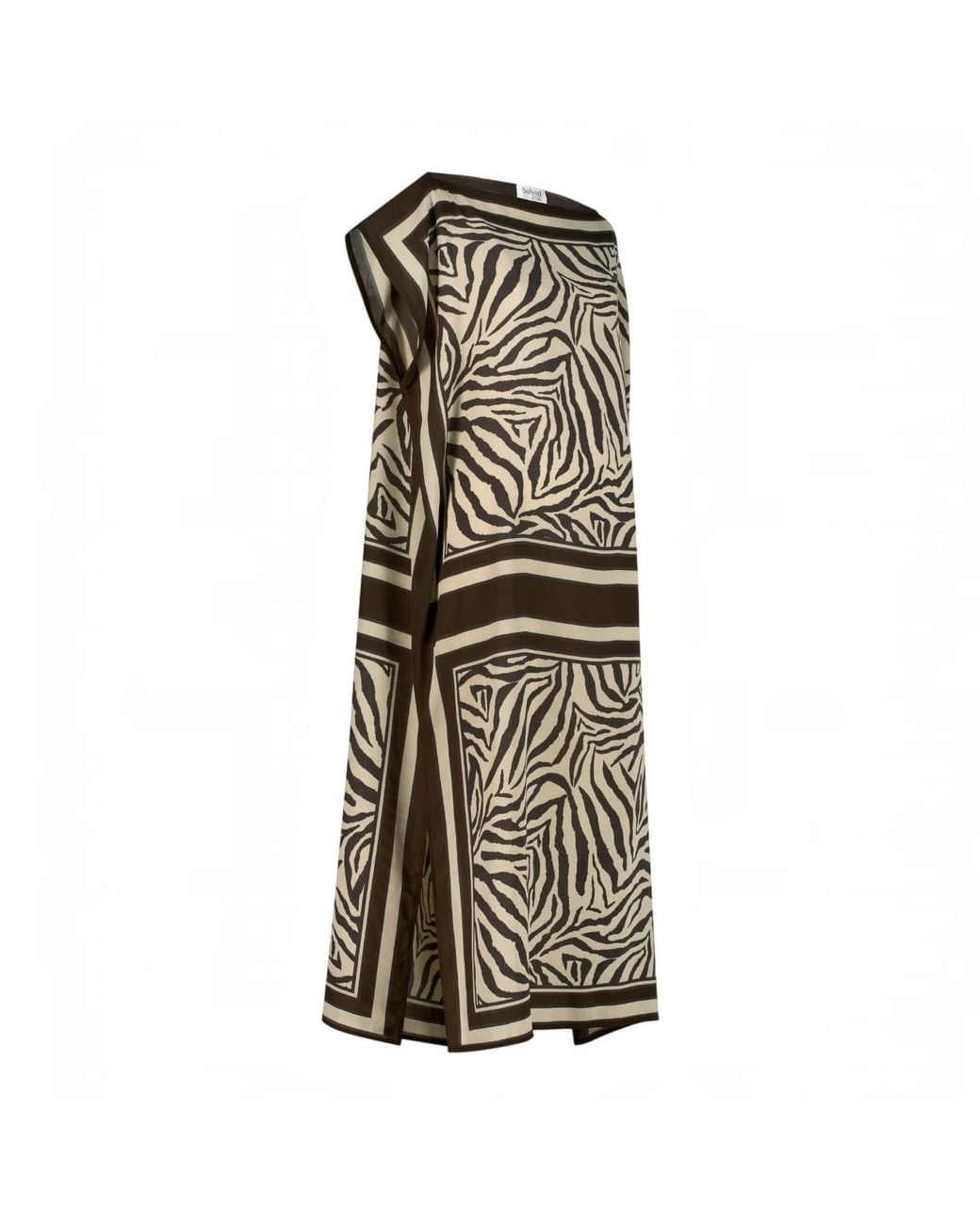 Belyed Handcraft Multicolor Shaneya – Printed Maxi Dress By Belyed