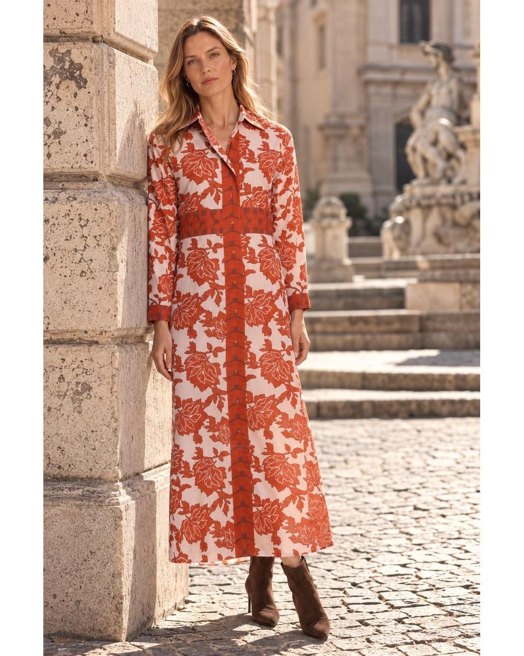 Bindu Red Sophie Dress