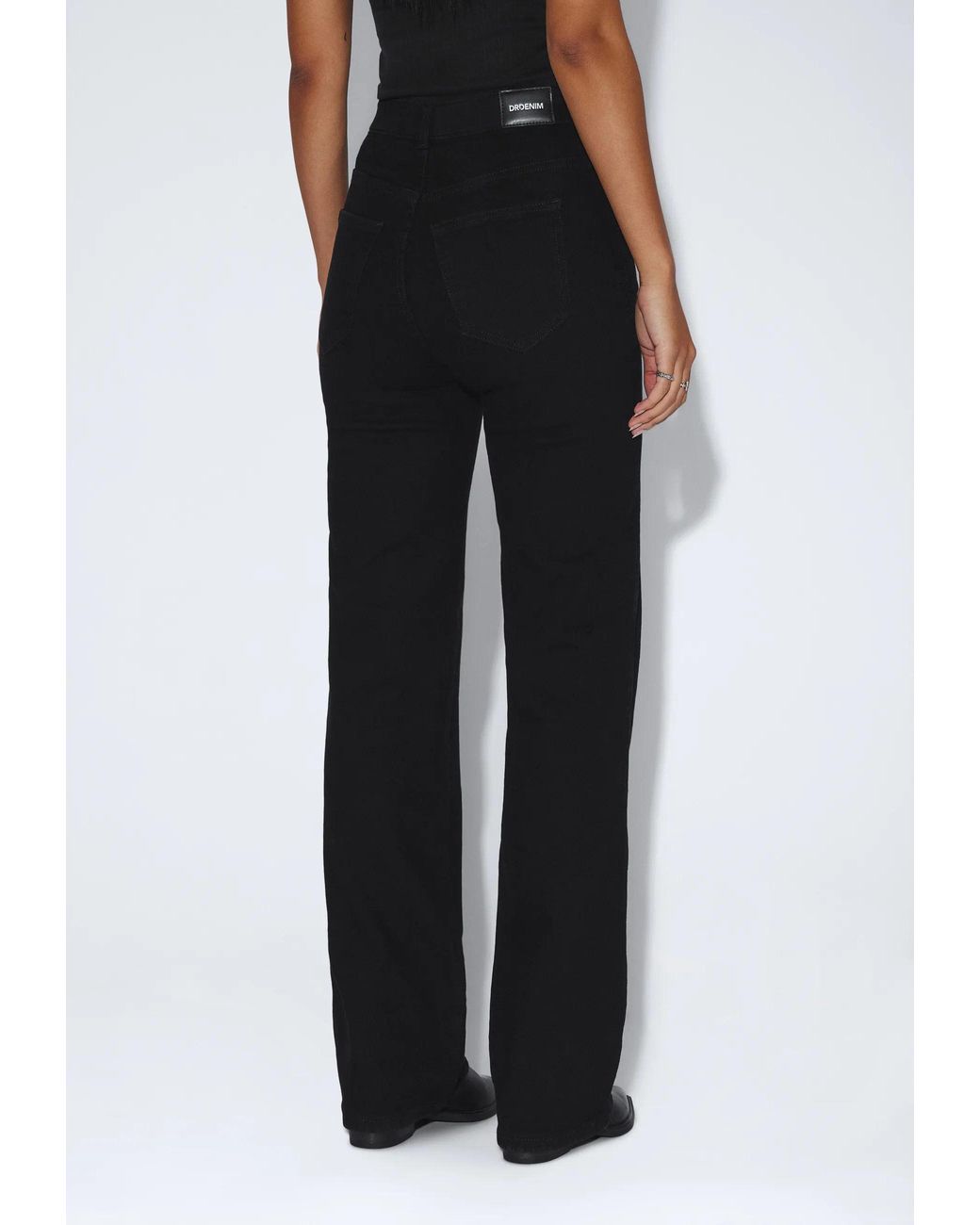 Dr. Denim Black Moxy High Straight