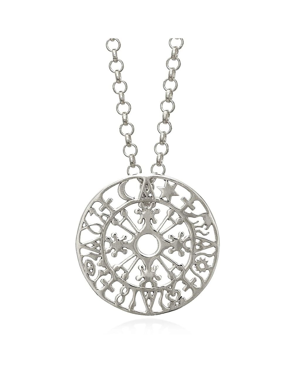 Myrto Katramadou Jewellery Metallic Kaleidoscope Pendant Small -Classic