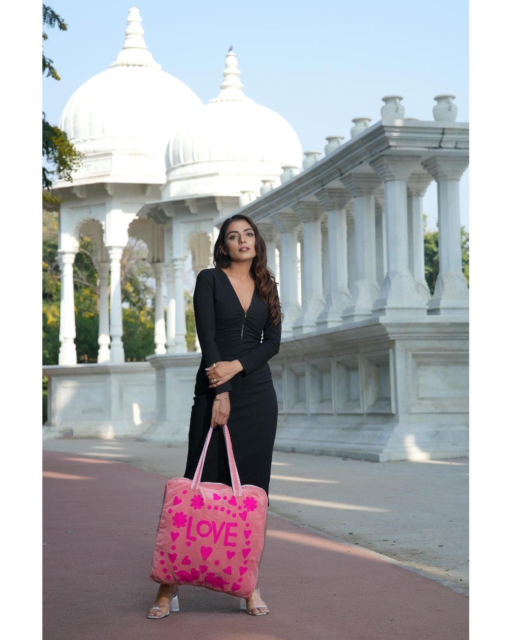 Conscious Yoga Collective Pink Love Suzani Tote