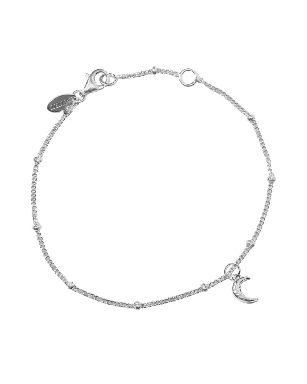 Muru Metallic Tiny Moon Bracelet